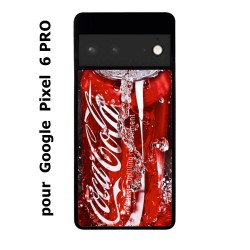 Coque noire pour Google Pixel 6 PRO Coca-Cola Rouge Original
