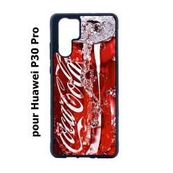 Coque noire pour Huawei P30 Pro Coca-Cola Rouge Original