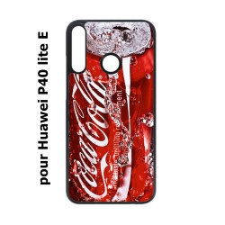 Coque noire pour Huawei P40 Lite E Coca-Cola Rouge Original