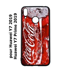Coque noire pour Huawei Y7 2019 / Y7 Prime 2019 Coca-Cola Rouge Original