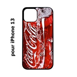 Coque noire pour iPhone 13 Coca-Cola Rouge Original
