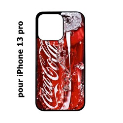 Coque noire pour iPhone 13 Pro Coca-Cola Rouge Original