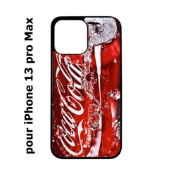 Coque noire pour Iphone 13 PRO MAX Coca-Cola Rouge Original