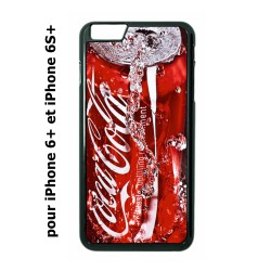 Coque noire pour IPHONE 6 PLUS/6S PLUS Coca-Cola Rouge Original
