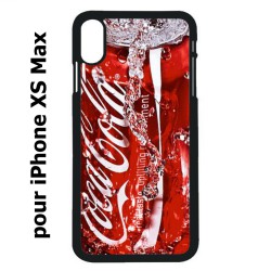 Coque noire pour iPhone XS Max Coca-Cola Rouge Original