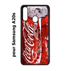 Coque noire pour Samsung Galaxy A20s Coca-Cola Rouge Original