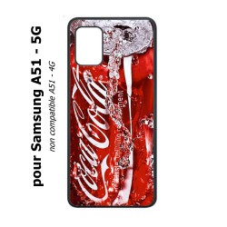 Coque noire pour Samsung Galaxy A51 - 5G Coca-Cola Rouge Original