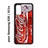 Coque noire pour Samsung Galaxy S20 / S11E Coca-Cola Rouge Original