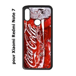 Coque noire pour Xiaomi Redmi Note 7 Coca-Cola Rouge Original