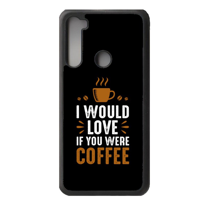Coque noire pour Xiaomi Poco F3 I would Love if you were Coffee - coque café