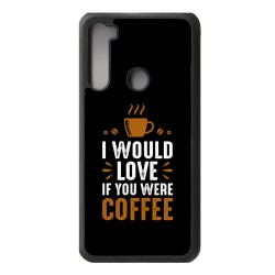 Coque noire pour Xiaomi Redmi 10 I would Love if you were Coffee - coque café