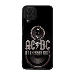 Coque noire pour Samsung Galaxy M32 4G groupe rock AC/DC musique rock ACDC