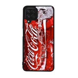 Coque noire pour Samsung Galaxy M32 4G Coca-Cola Rouge Original