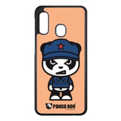 Coque noire pour Samsung Galaxy M32 4G PANDA BOO© Mao Panda communiste - coque humour