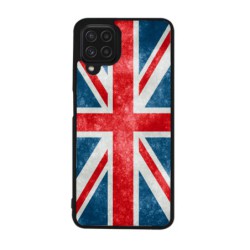 Coque noire pour Samsung Galaxy M32 4G Drapeau Royaume uni - United Kingdom Flag