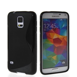 coque S-Line noire pour smartphone Samsung Galaxy S5 mini