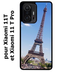 Coque noire pour Xiaomi 11T & 11T Pro Tour Eiffel Paris France
