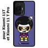 Coque noire pour Xiaomi 11T & 11T Pro PANDA BOO© Funky disco 70 - coque humour