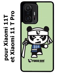 Coque noire pour Xiaomi 11T & 11T Pro PANDA BOO© Ninja Boo - coque humour