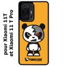 Coque noire pour Xiaomi 11T & 11T Pro PANDA BOO© Terminator Robot - coque humour