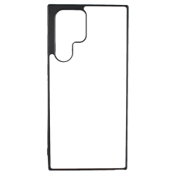 Coque pour Samsung Galaxy S22 Ultra Background mandala motif bleu coloré - coque noire TPU souple