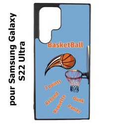 Coque noire pour Samsung Galaxy S22 Ultra fan Basket