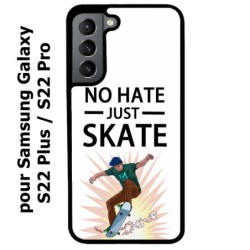 Coque noire pour Samsung Galaxy S22 Plus Skateboard