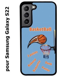 Coque noire pour Samsung Galaxy S22 fan Basket