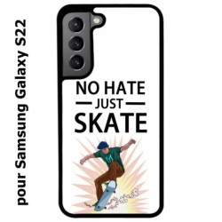 Coque noire pour Samsung Galaxy S22 Skateboard