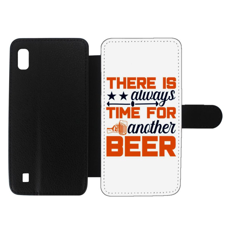 Etui cuir pour Samsung Galaxy A10 Always time for another Beer Humour Bière