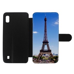 Etui cuir pour Samsung Galaxy A10 Tour Eiffel Paris France