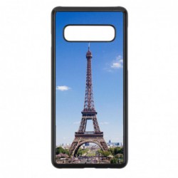 Coque noire pour Samsung A530/A8 2018 Tour Eiffel Paris France