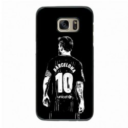Coque noire pour Samsung A530/A8 2018 Lionel Messi FC Barcelone Foot