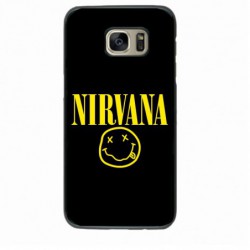 Coque noire pour Samsung A530/A8 2018 Nirvana Musique