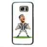 Coque noire pour Samsung A530/A8 2018 Cristiano Ronaldo Juventus Turin Football - Ronaldo super héros