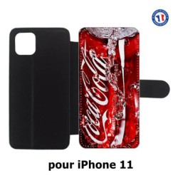 Etui cuir pour Iphone 11 Coca-Cola Rouge Original