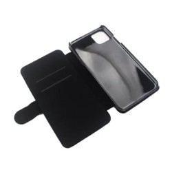 Etui cuir pour Iphone 11 Logo Geek Zone noir & blanc - Housse fermeture magnétique