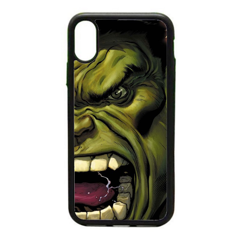 Coque noire pour IPHONE 6/6S Monstre Vert Hulk Hurlant