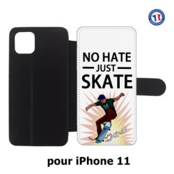 Etui cuir pour Iphone 11 Skateboard