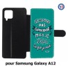 Etui cuir pour Samsung Galaxy A12 ProseCafé© coque Humour : Je ne suis pas capricieuse mais ...