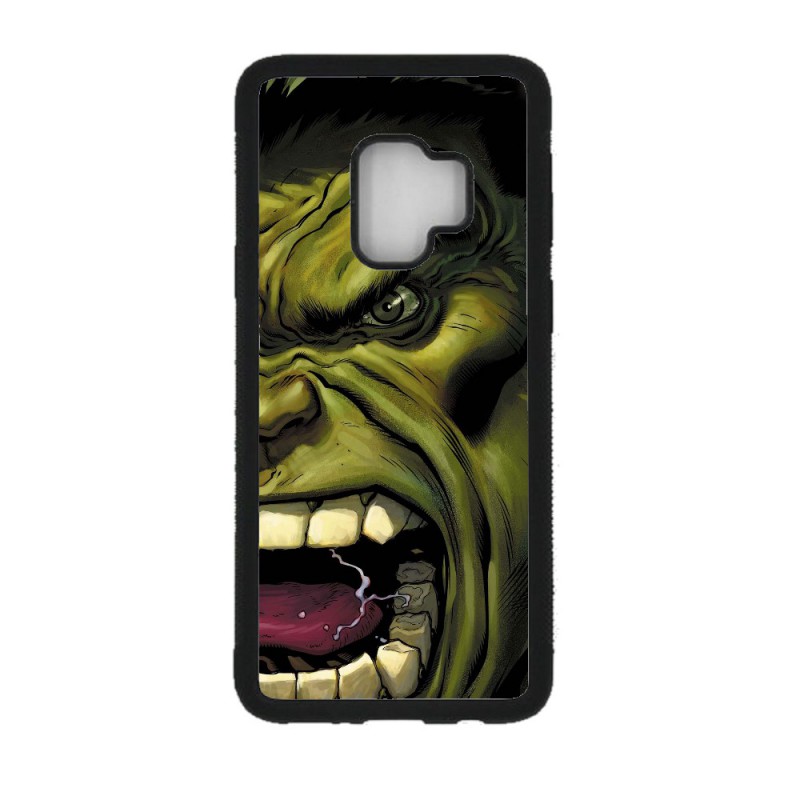 Coque noire pour Samsung S9 Monstre Vert Hulk Hurlant