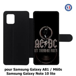 Etui cuir pour Samsung Galaxy M60s groupe rock AC/DC musique rock ACDC
