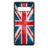 Coque noire pour Samsung A530/A8 2018 Drapeau Royaume uni - United Kingdom Flag