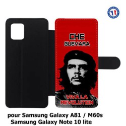 Etui cuir pour Samsung Galaxy A81 Che Guevara - Viva la revolution