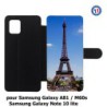 Etui cuir pour Samsung Galaxy A81 Tour Eiffel Paris France