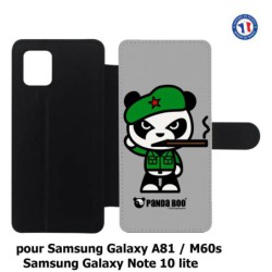 Etui cuir pour Samsung Galaxy Note 10 lite PANDA BOO© Cuba Fidel Cigare - coque humour