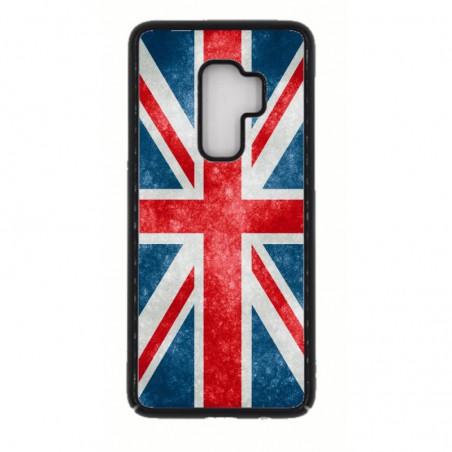 Coque noire pour Samsung S9 PLUS Drapeau Royaume uni - United Kingdom Flag