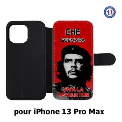 Etui cuir pour Iphone 13 PRO MAX Che Guevara - Viva la revolution