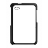 Coque pour Samsung Tab 7 P6200 Logo Geek Zone noir & blanc - contour noir (Samsung Tab 7 P6200)