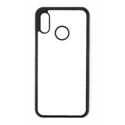 Coque pour Huawei P20 Lite Logo Geek Zone noir & blanc - contour noir (Huawei P20 Lite)